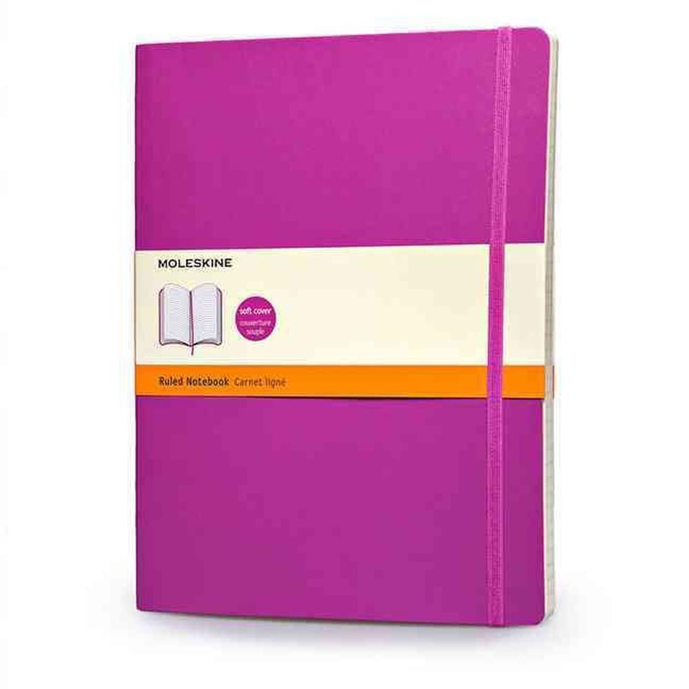 Moleskine Classic Extra Large Ruled Notebook Orchid Purple by