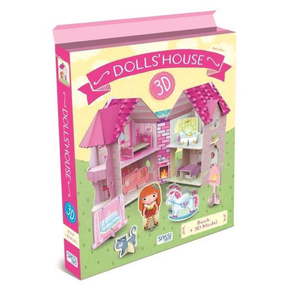 Sassi 3D Assemble, Build and Book - Dollhouse, 9788868604721