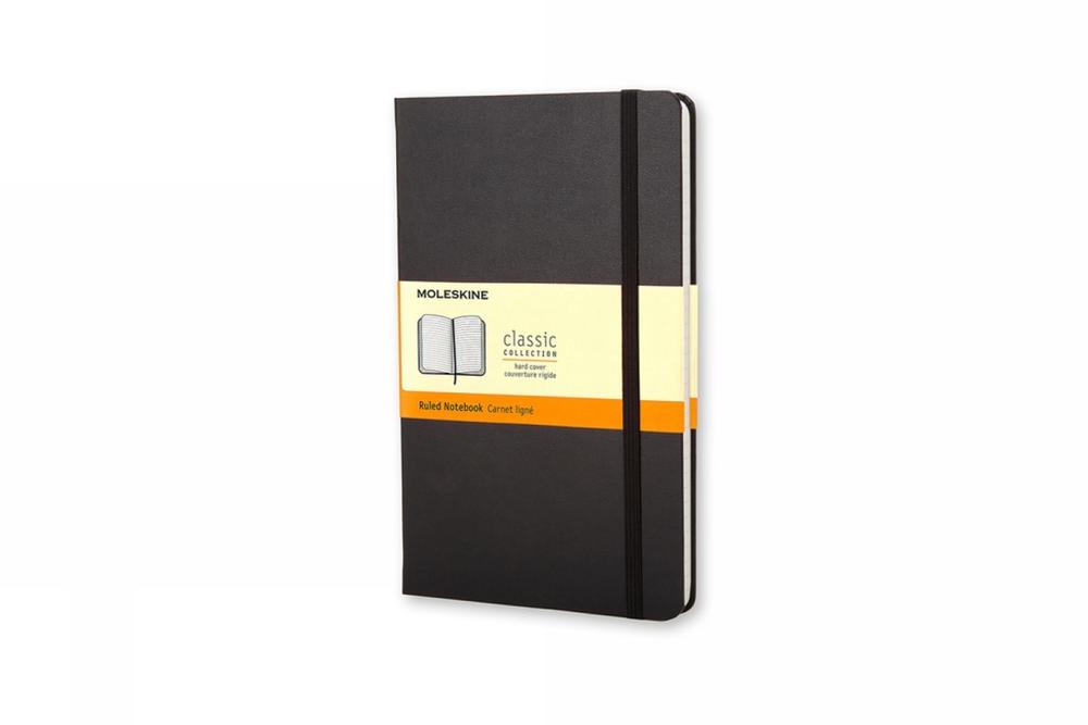 Moleskine Pocket Hardcover Ruled Notebook Black, 9788883701009