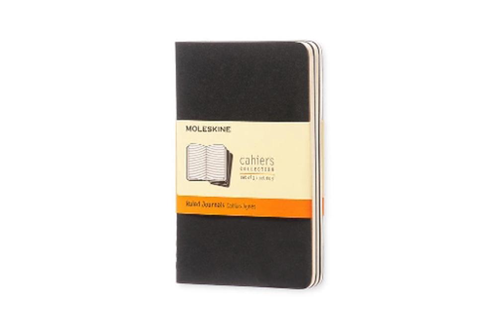 Moleskine Cahiers Set of 3 Ruled Journal by Moleskine, Imitation