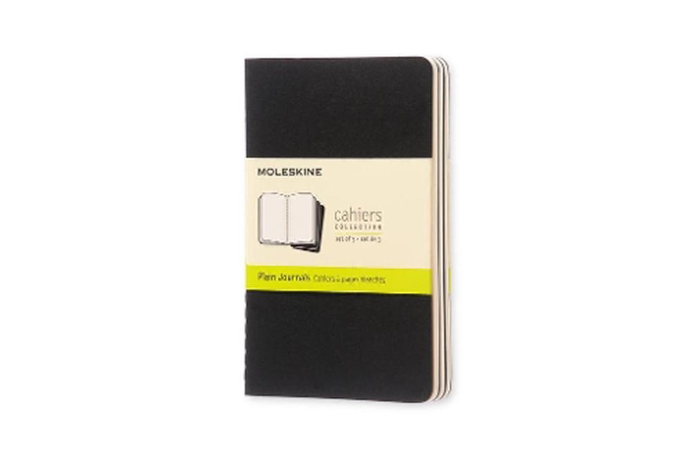 Moleskine Cahiers Set of 3 Plain Journals by Moleskine, Imitation