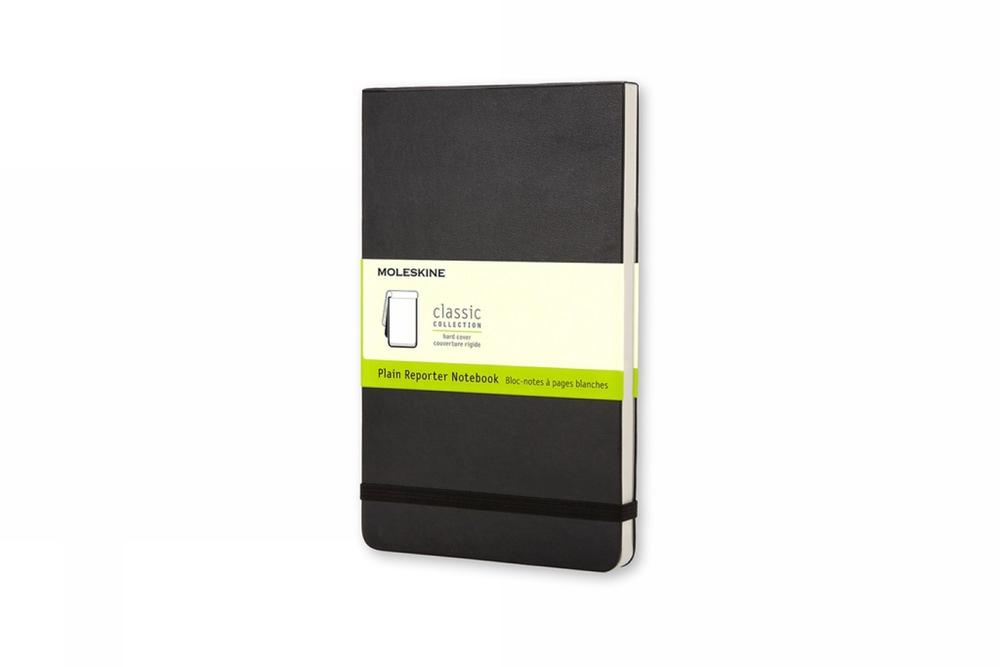 Moleskine Plain Reporter Notebook by Moleskine, Imitation Leather