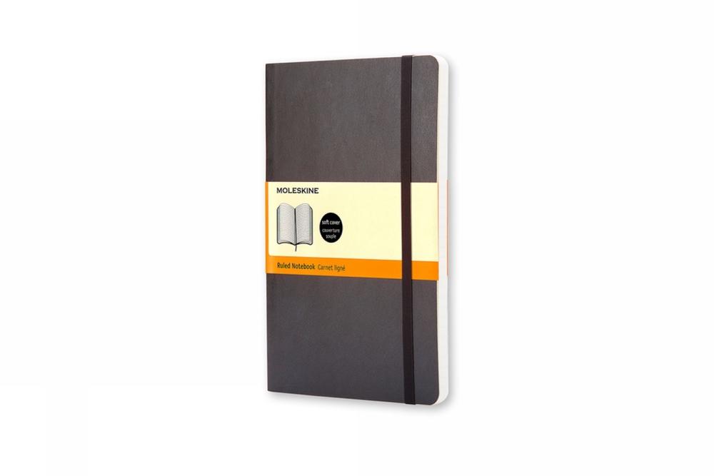 Moleskine Soft Cover Pocket Ruled Notebook Black, 9788883707100