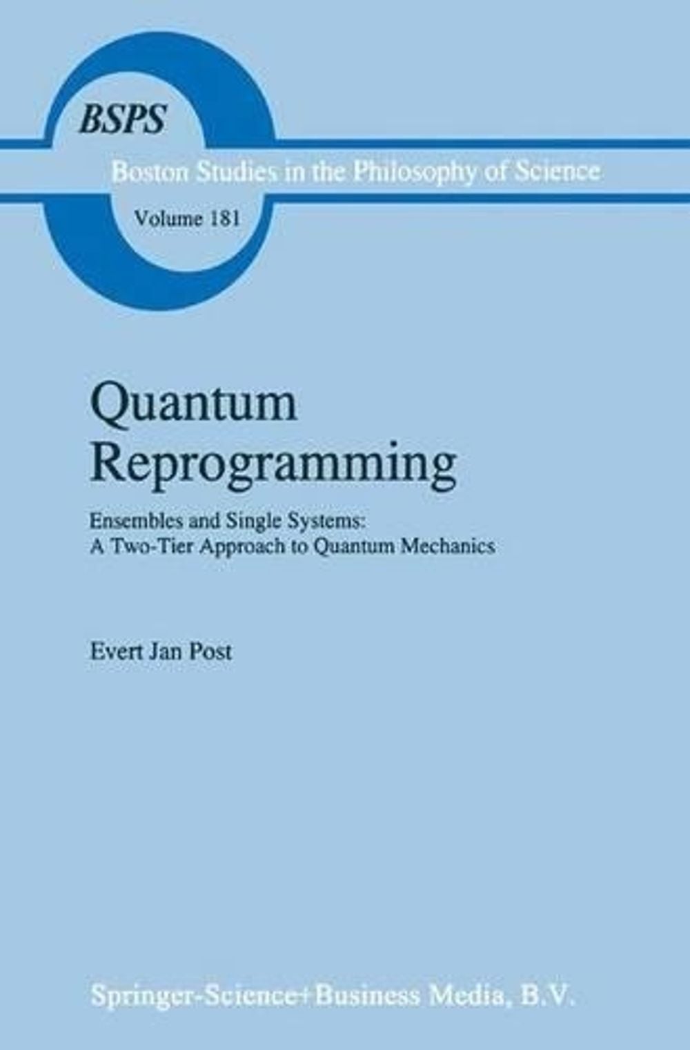 Quantum Reprogramming, 1st Edition by E.J. Post - ISBN: 9789048145751