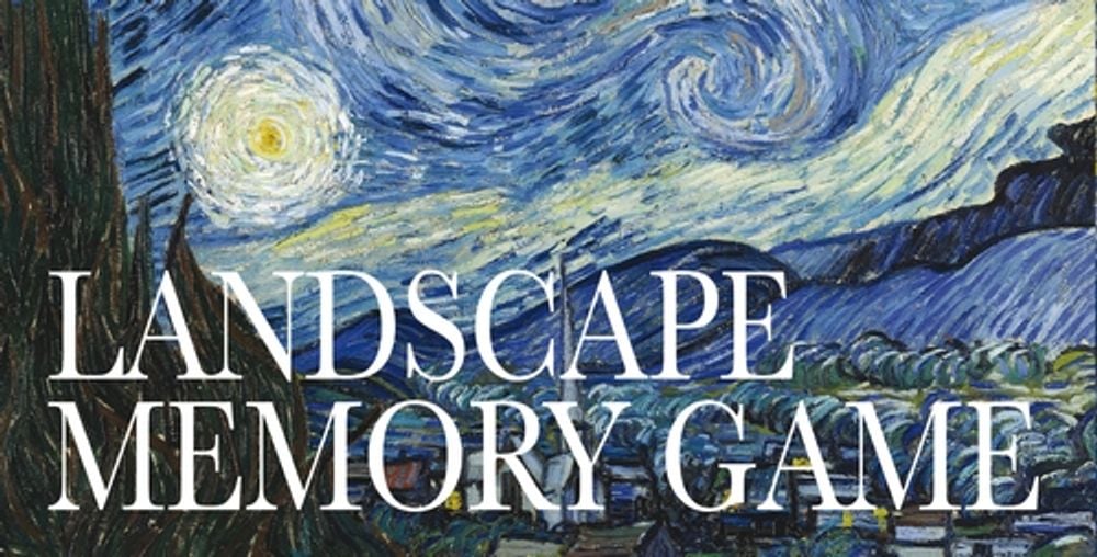 Landscape Memory Game by Mieke Gerritzen - ISBN: 9789063697297