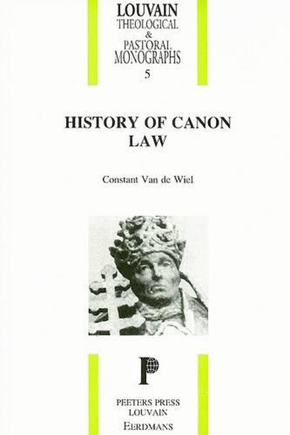 History of Canon Law, 9789068312126