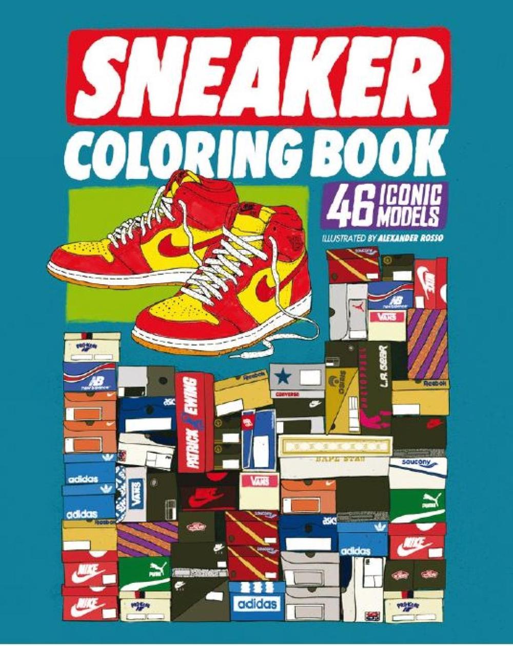 Sneaker Coloring Book, 9789188369437