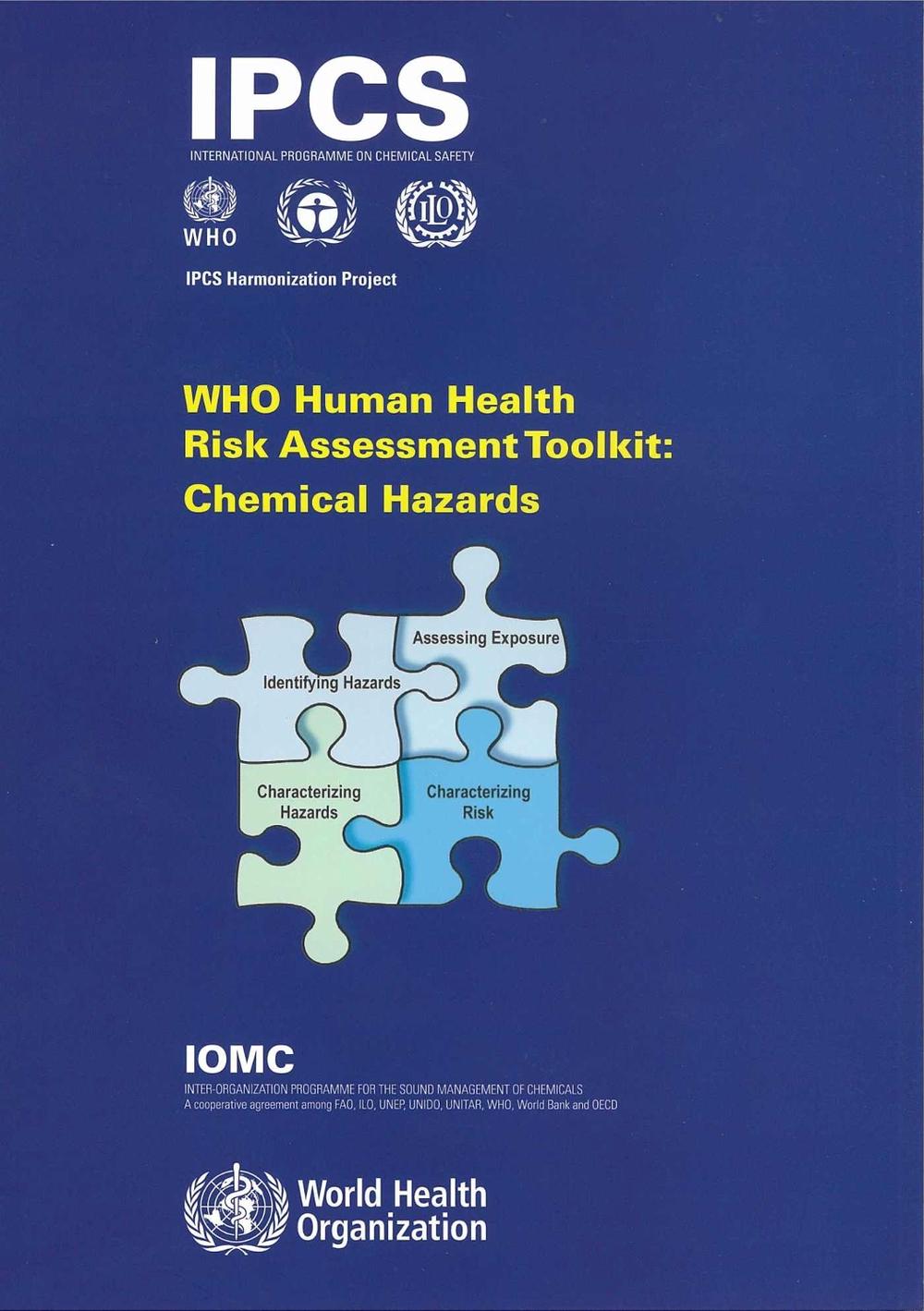 Who Human Health Risk Assessment Toolkit, 9789241548076