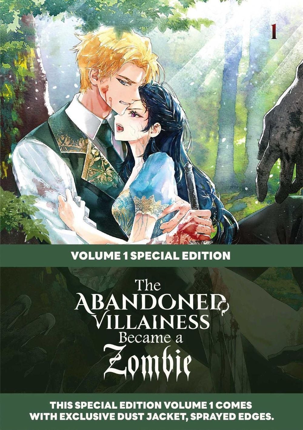 The Abandoned Villainess Became a Zombie Volume 1 : Special Edition with Dust Jacket and Sprayed Edges by Dodo - ISBN: 9789347195808