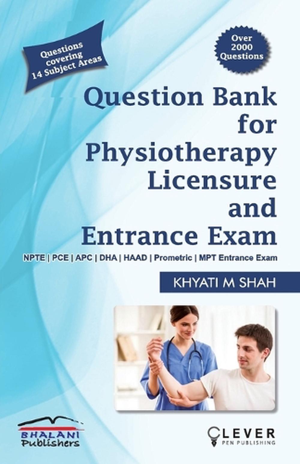 "Question Bank for PHYSIOTHERAPY LICENSURE AND ENTRANCE EXAMS", 9789383794102