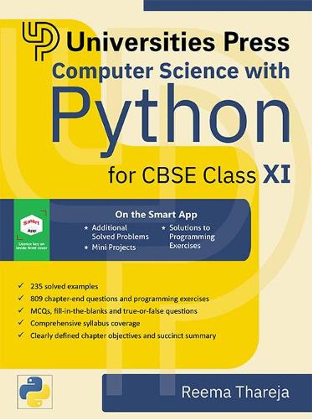 Computer Science with Python for CBSE Class XI by Reema Thareja - ISBN: 9789389211900