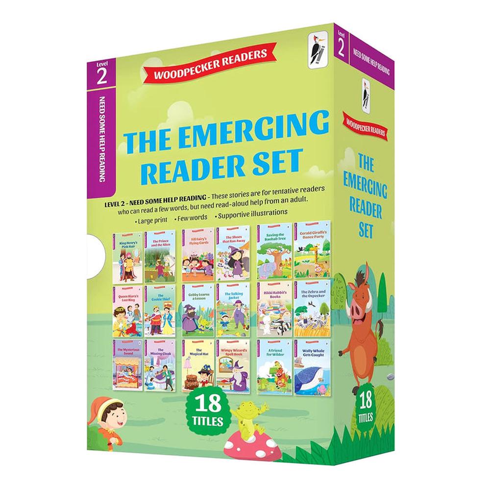 Woodpecker Readers Level 2: The Emerging Reader Set, 9789395698047