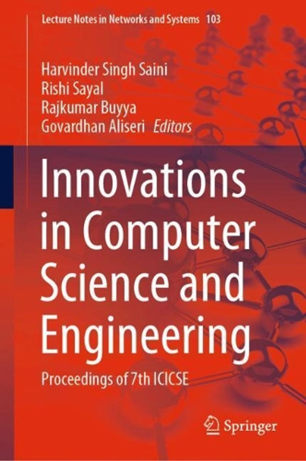 Innovations in Computer Science and Engineering by Harvinder Singh Saini - ISBN: 9789811520426