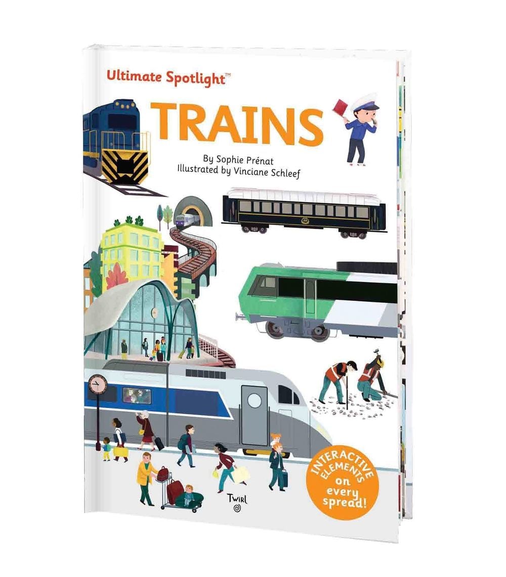Ultimate Spotlight: Trains by Sophie Prenat - ISBN: 9791036313585
