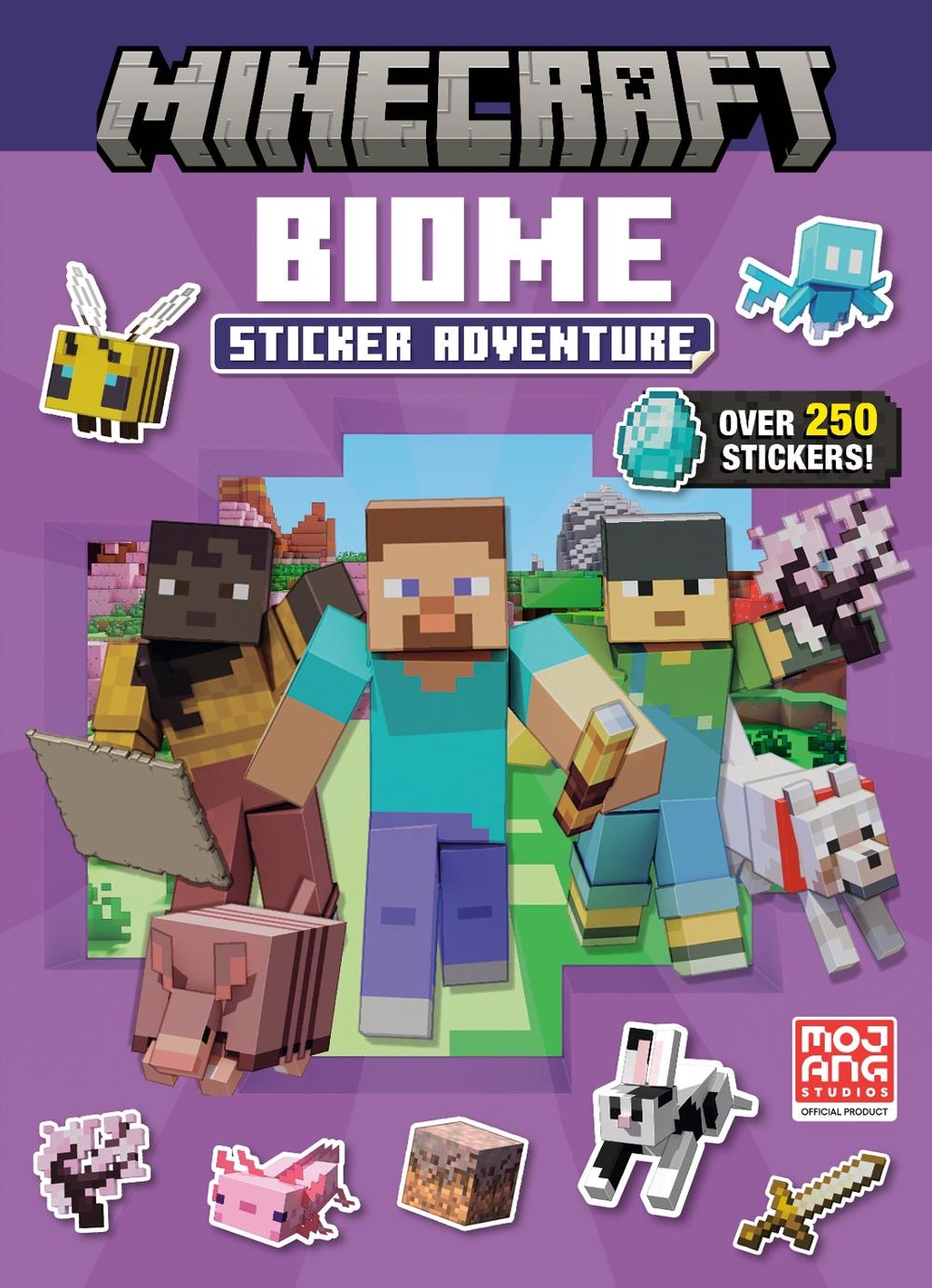 Biome Adventures Sticker Book (Minecraft), 9798217032099