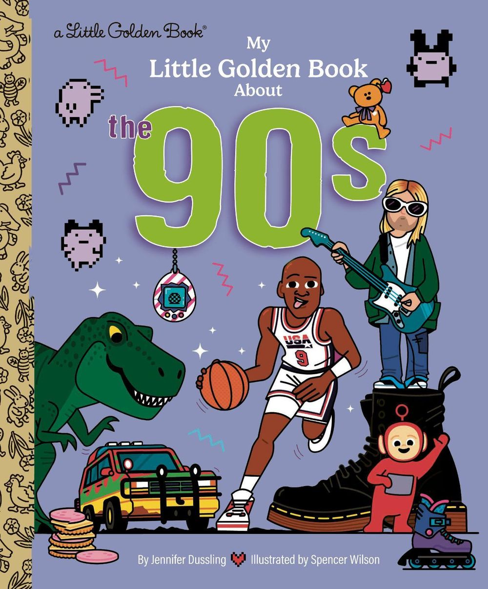 My Little Golden Book About the '90s by Jennifer Dussling - ISBN: 9798217116607
