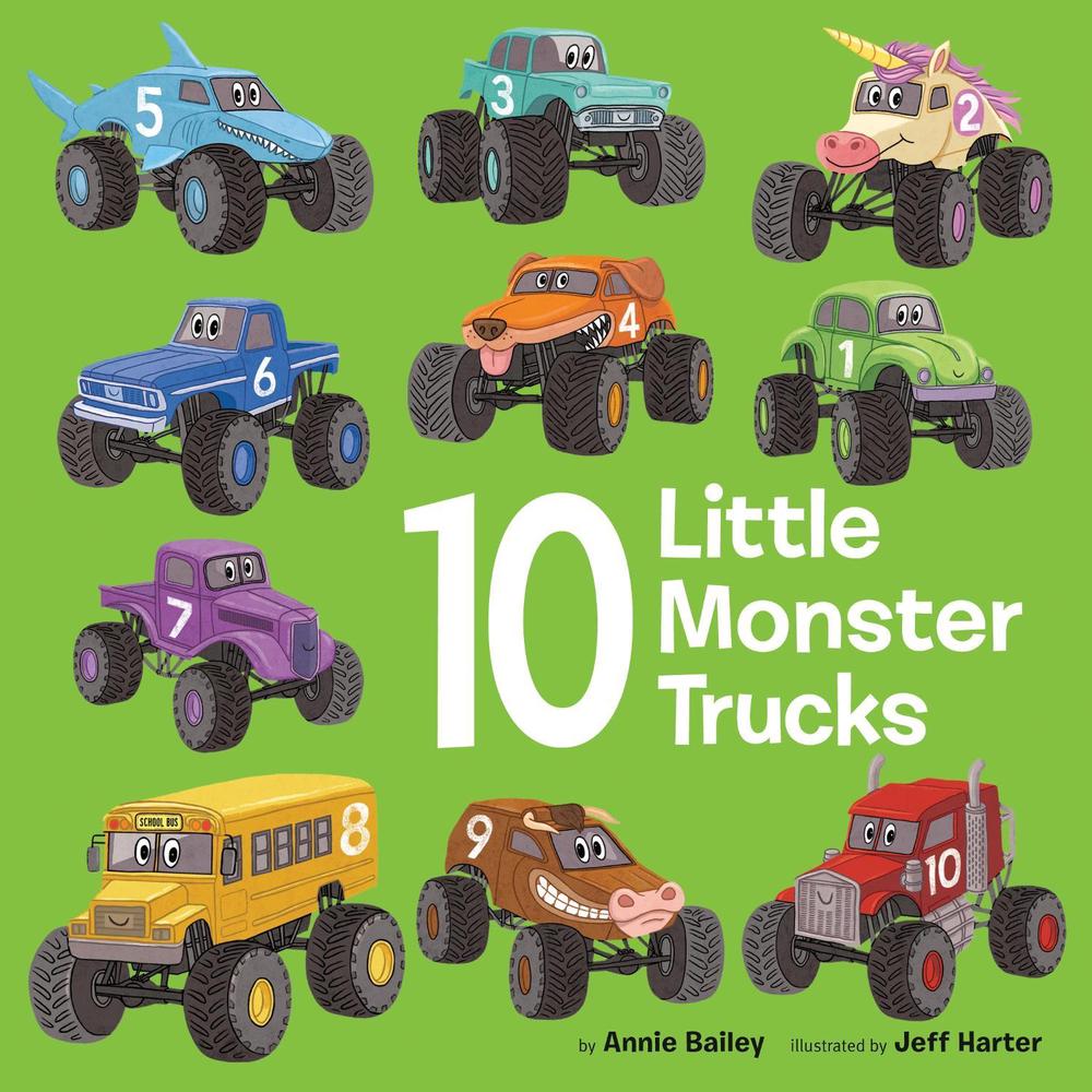 10 Little Monster Trucks, 9798217119233