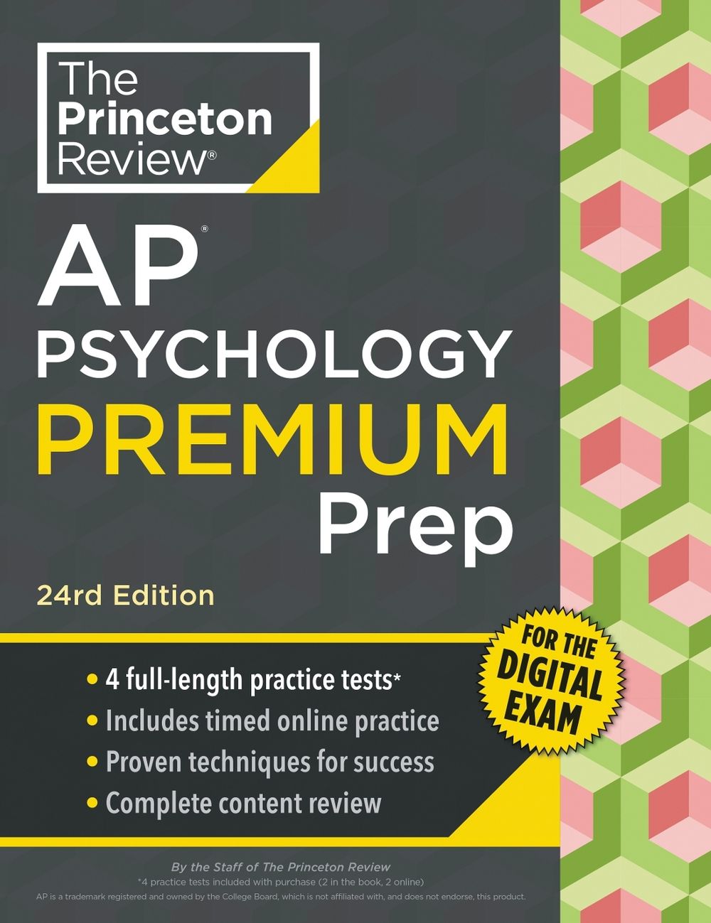 Princeton Review AP Psychology Premium Prep, 24th Edition by The Princeton Review - ISBN: 9798217125159