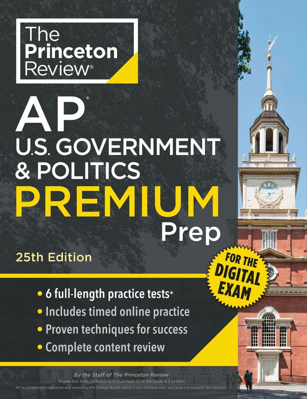 Princeton Review AP U.S. Government & Politics Premium Prep, 25th Edition by The Princeton Review - ISBN: 9798217125173