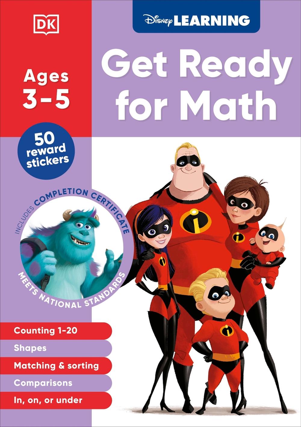 Disney Learning Get Ready for Math (Ages 3-5), 9798217128242