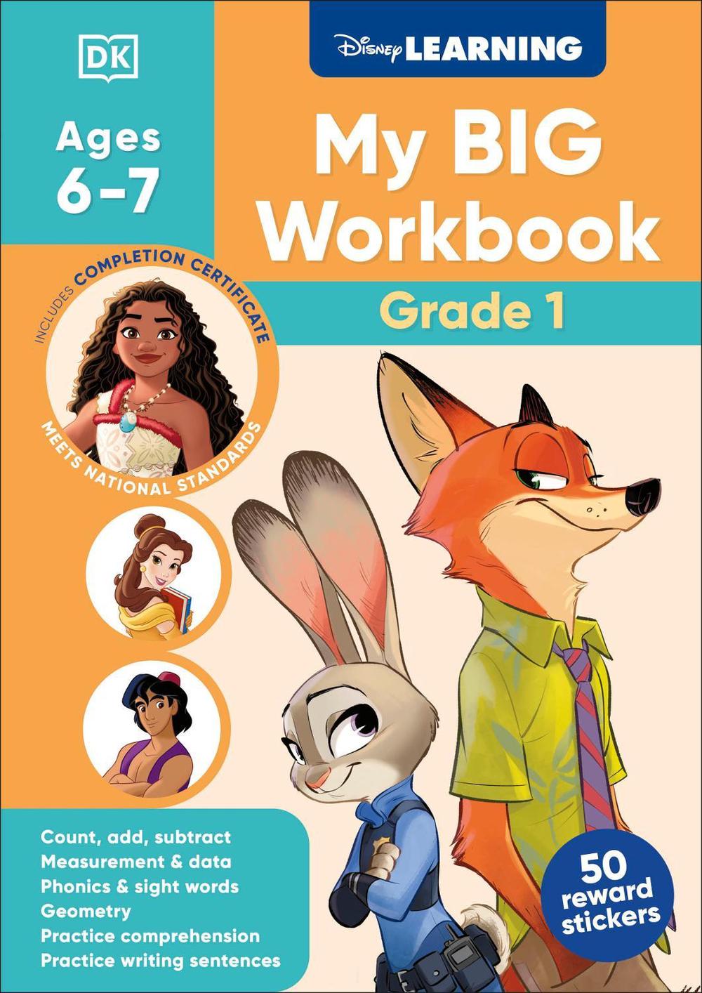 Disney Learning Big Workbook Grade 1, 9798217128280