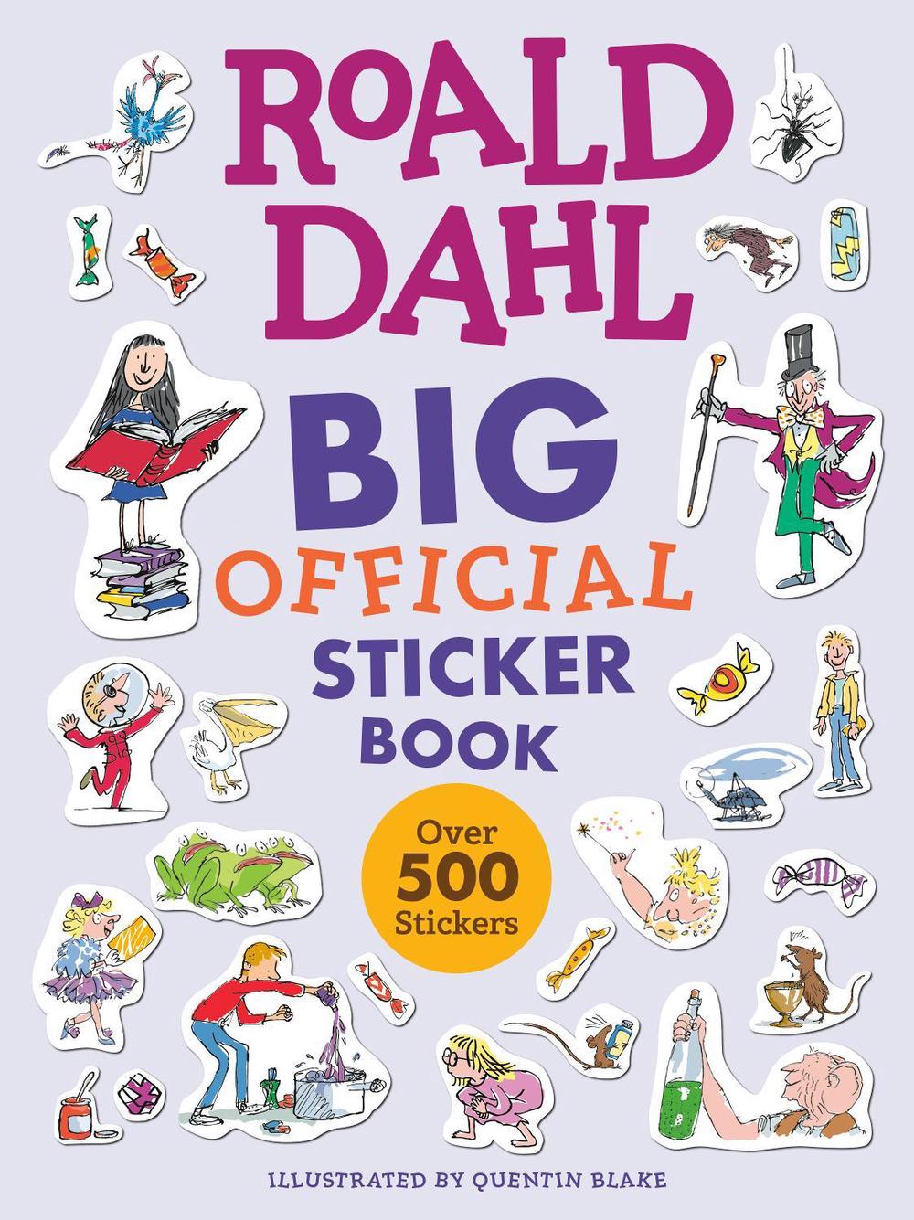Roald Dahl: Big Official Sticker Book by Roald Dahl, Paperback ...