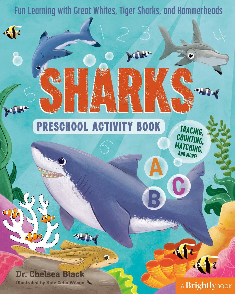 Sharks Preschool Activity Book by Brightly - ISBN: 9798217150953