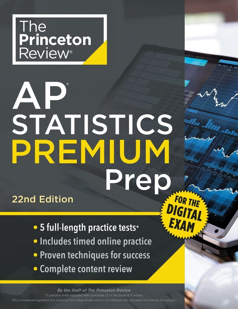 Princeton Review AP Statistics Premium Prep, 22nd Edition by The Princeton Review - ISBN: 9798217223213