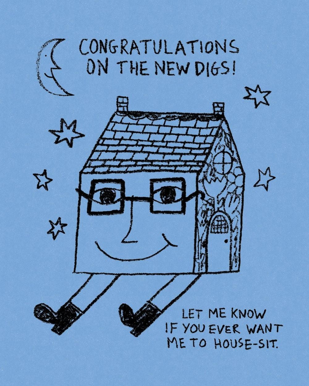 Humor Us Greeting Cards: New Home - Congratulations on the new digs (Pack of 6) by COMPENDIUM - ISBN: 9798217469345
