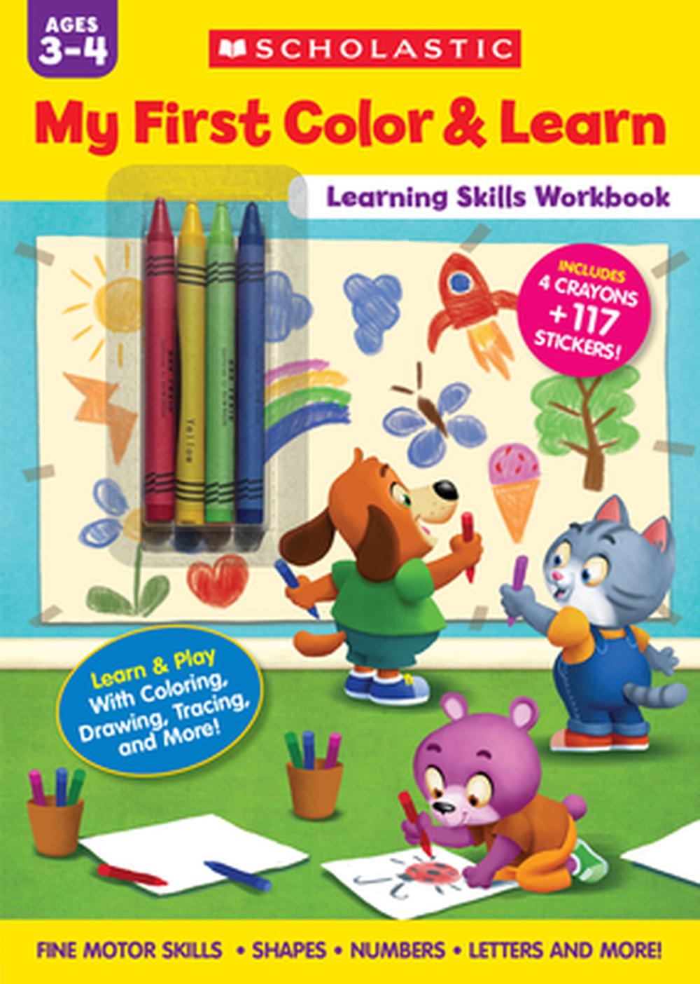 My First Color & Learn Learning Skills Workbook by Scholastic - ISBN: 9798225030803