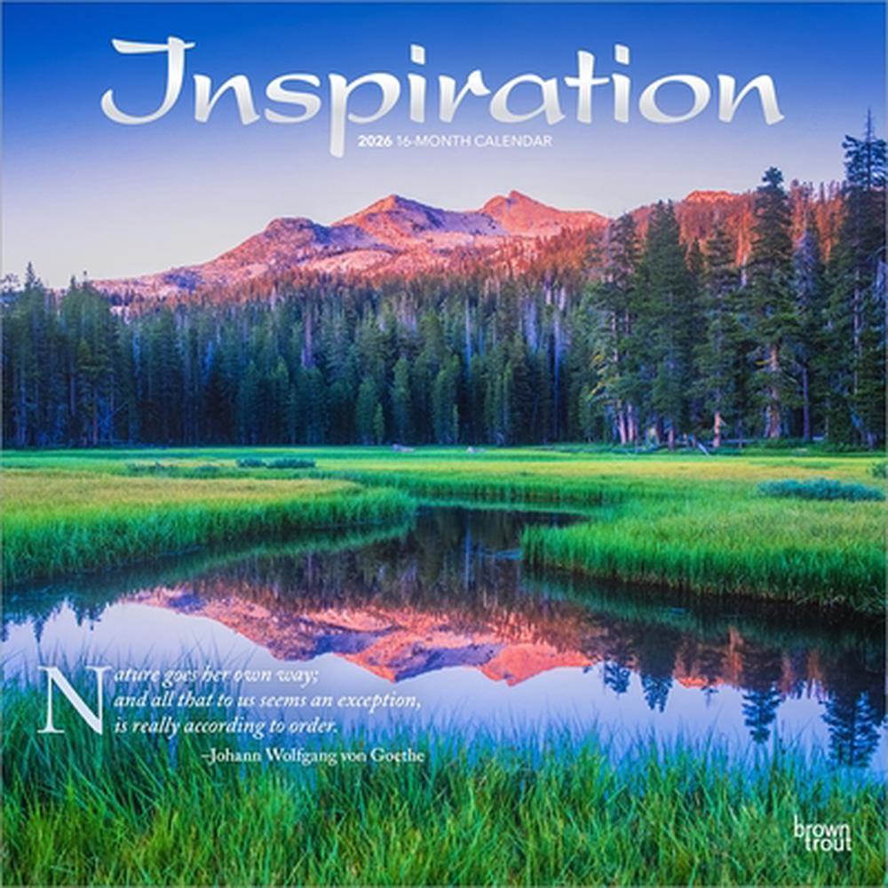 Inspiration 2026 12 X 24 Inch (Hanging) Monthly Square Wall Calendar ...