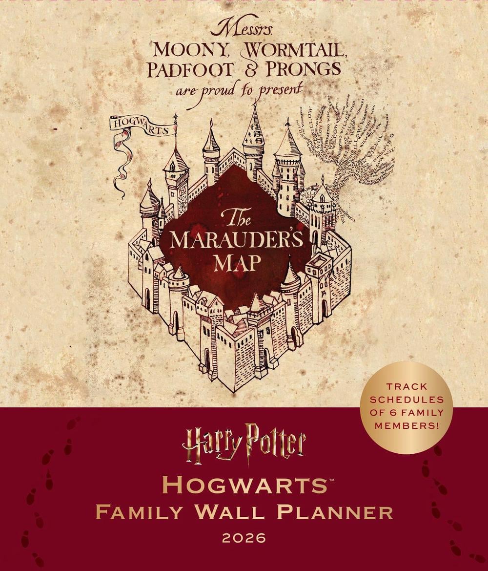 2026 Harry Potter: Hogwarts Family Wall Planner by Insight Editions - ISBN: 9798337400471