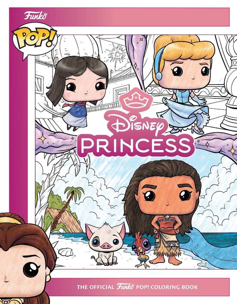 Disney Princess: The Official Funko POP! Coloring Book by Austin Baechle - ISBN: 9798337402314