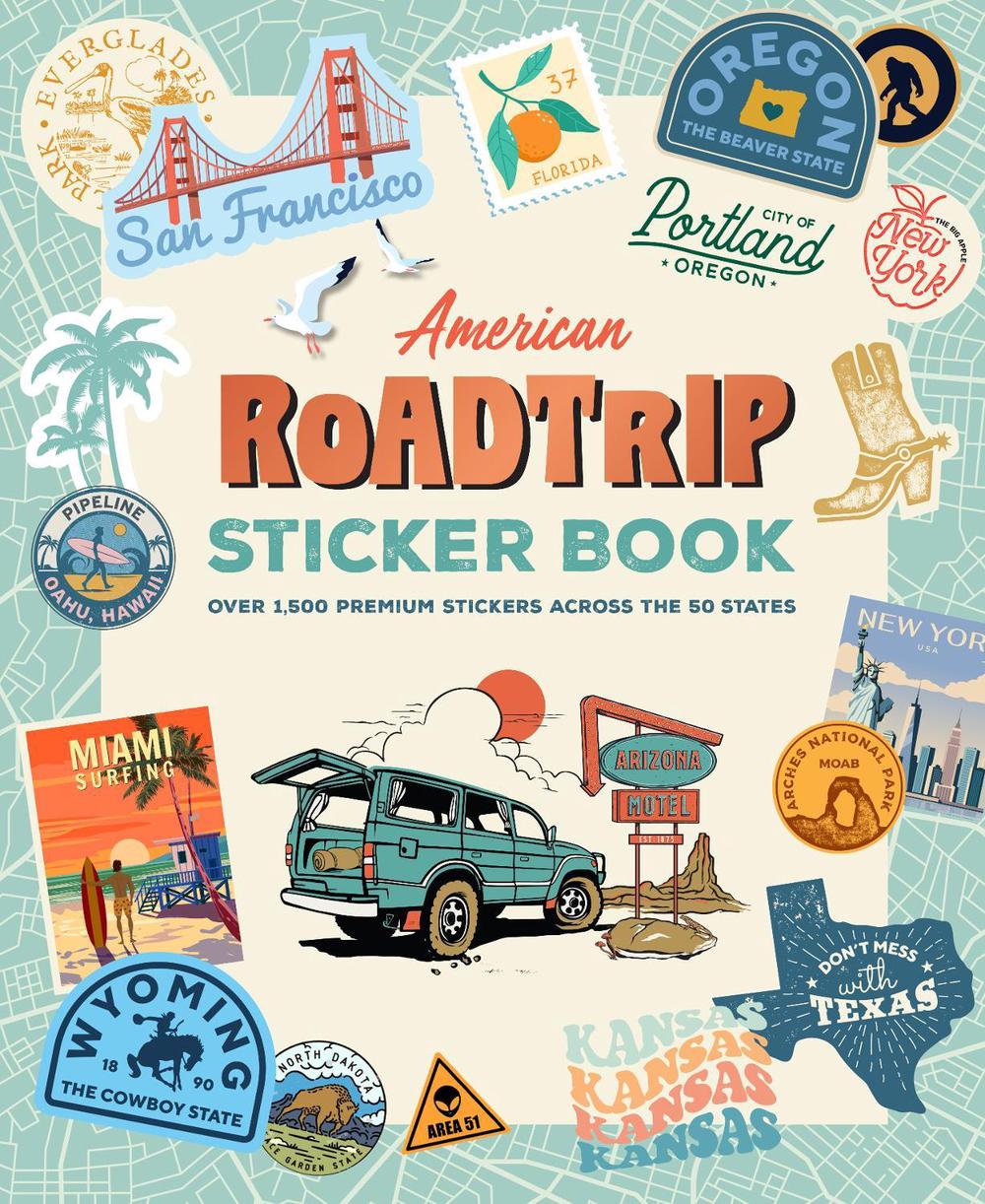 American Road Trip Sticker Book by Insight Editions - ISBN: 9798337402345