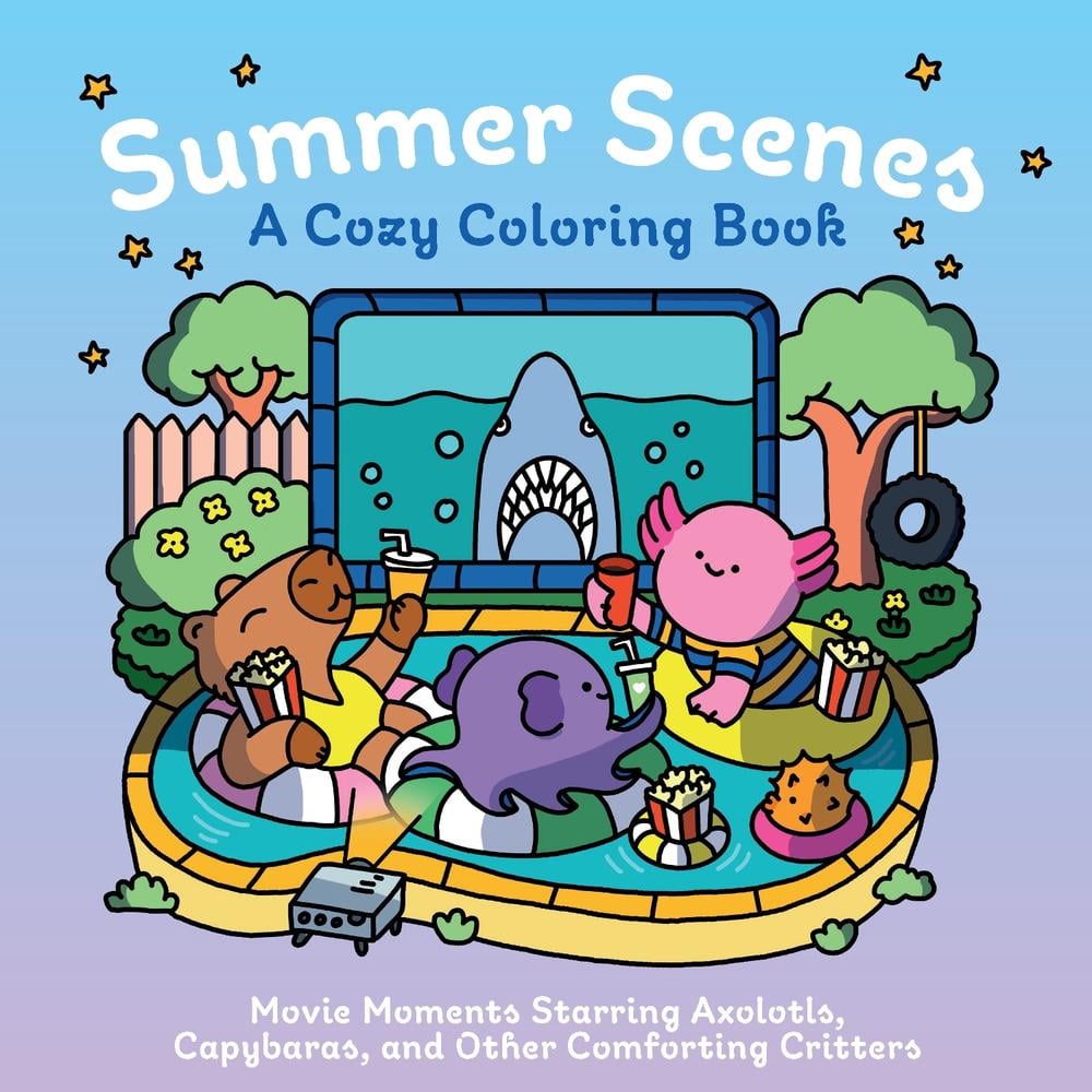 Summer Scenes: A Cozy Coloring Book by Insight Editions - ISBN: 9798337402499