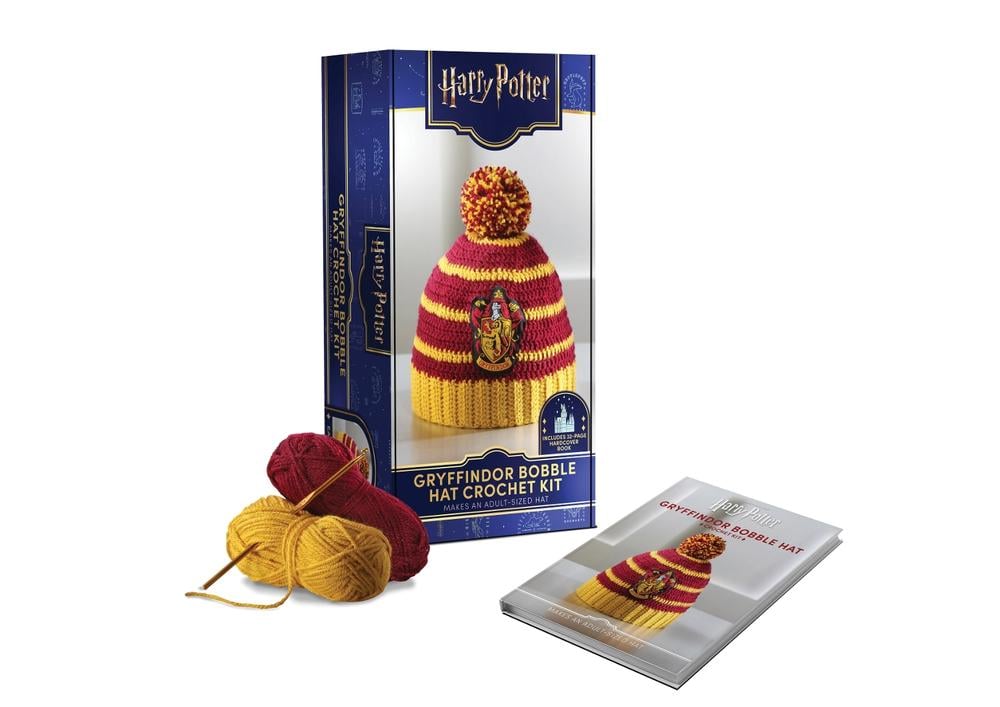 Harry Potter: Gryffindor Pom-Pom Beanie Crochet Kit by Insight Editions - ISBN: 9798337402611