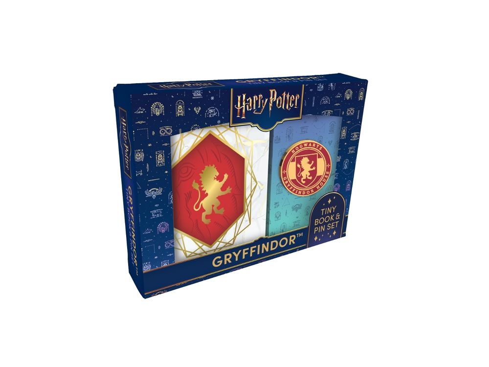 Harry Potter: Gryffindor Tiny Book and Pin Set by Insight Editions - ISBN: 9798337403304
