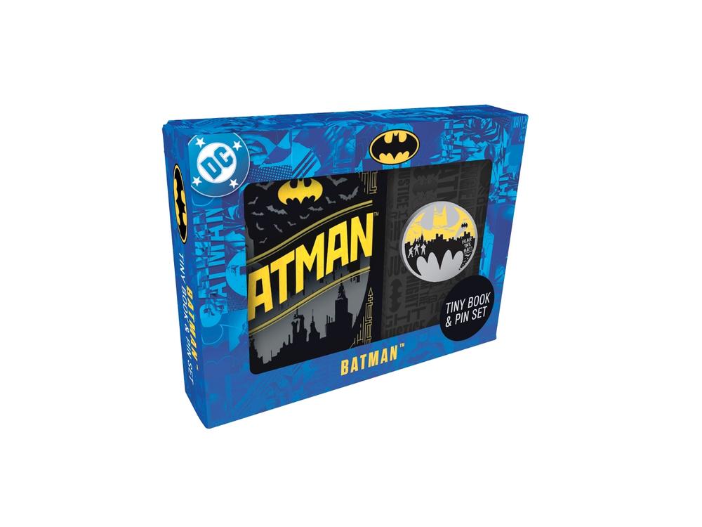 DC Comics: Batman Tiny Book and Pin Set by Insight Editions - ISBN: 9798337403328