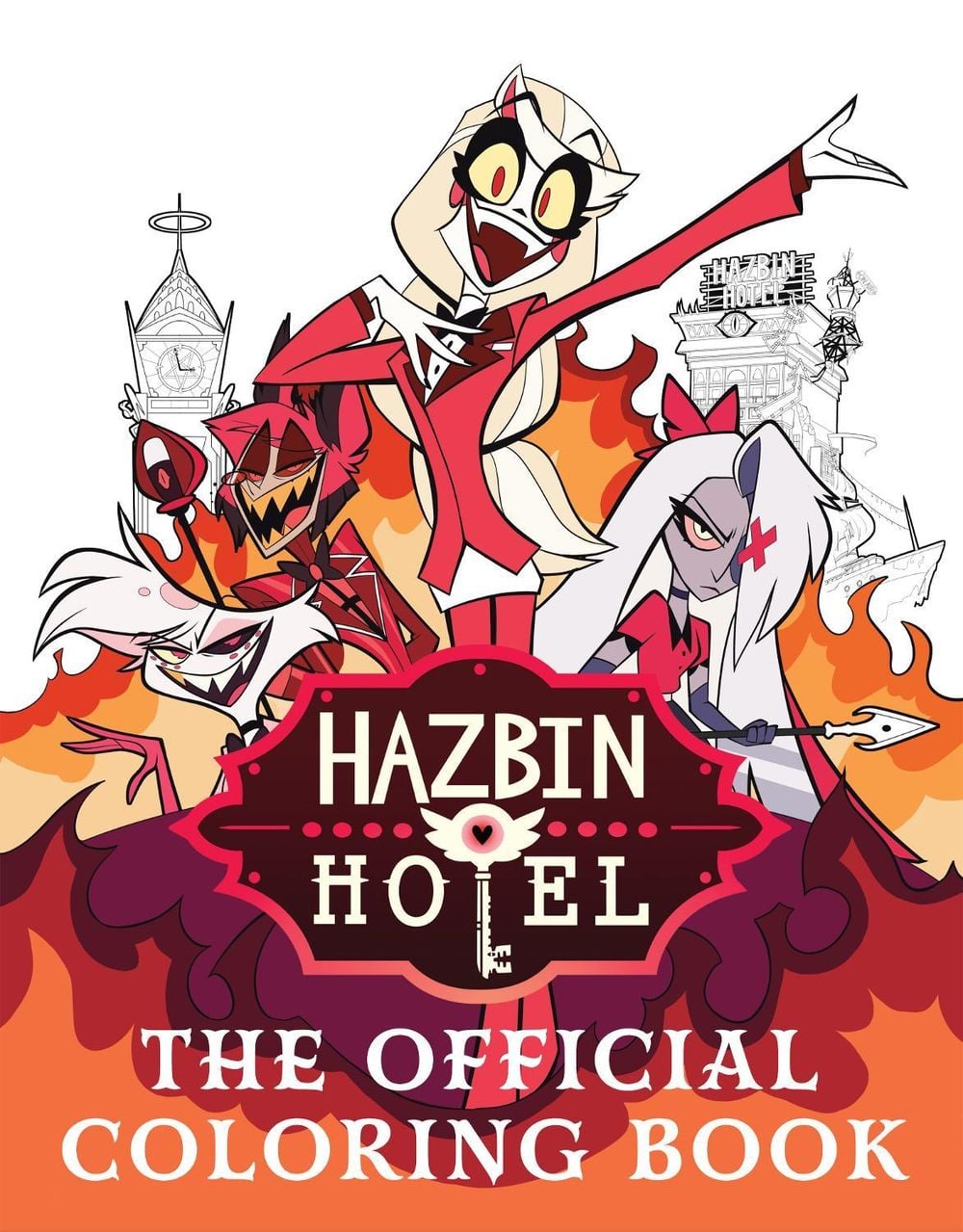 Hazbin Hotel: The Official Coloring Book by Insight Editions - ISBN: 9798337403410