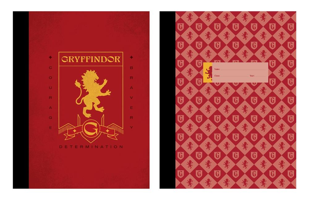 Harry Potter: Gryffindor Composition Notebook Set (Set of 2) by Insight Editions - ISBN: 9798337403939