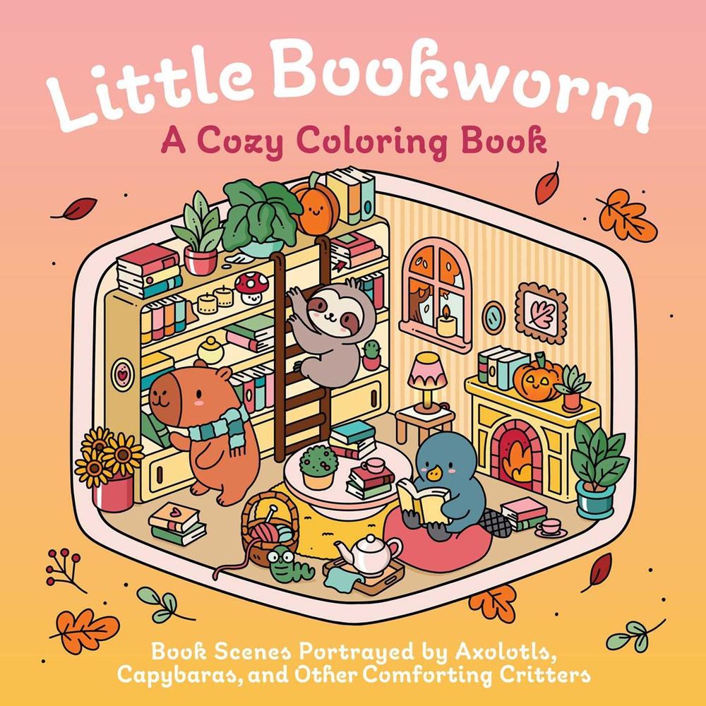 Little Bookworm: A Cozy Coloring Book by Insight Editions - ISBN: 9798337404332