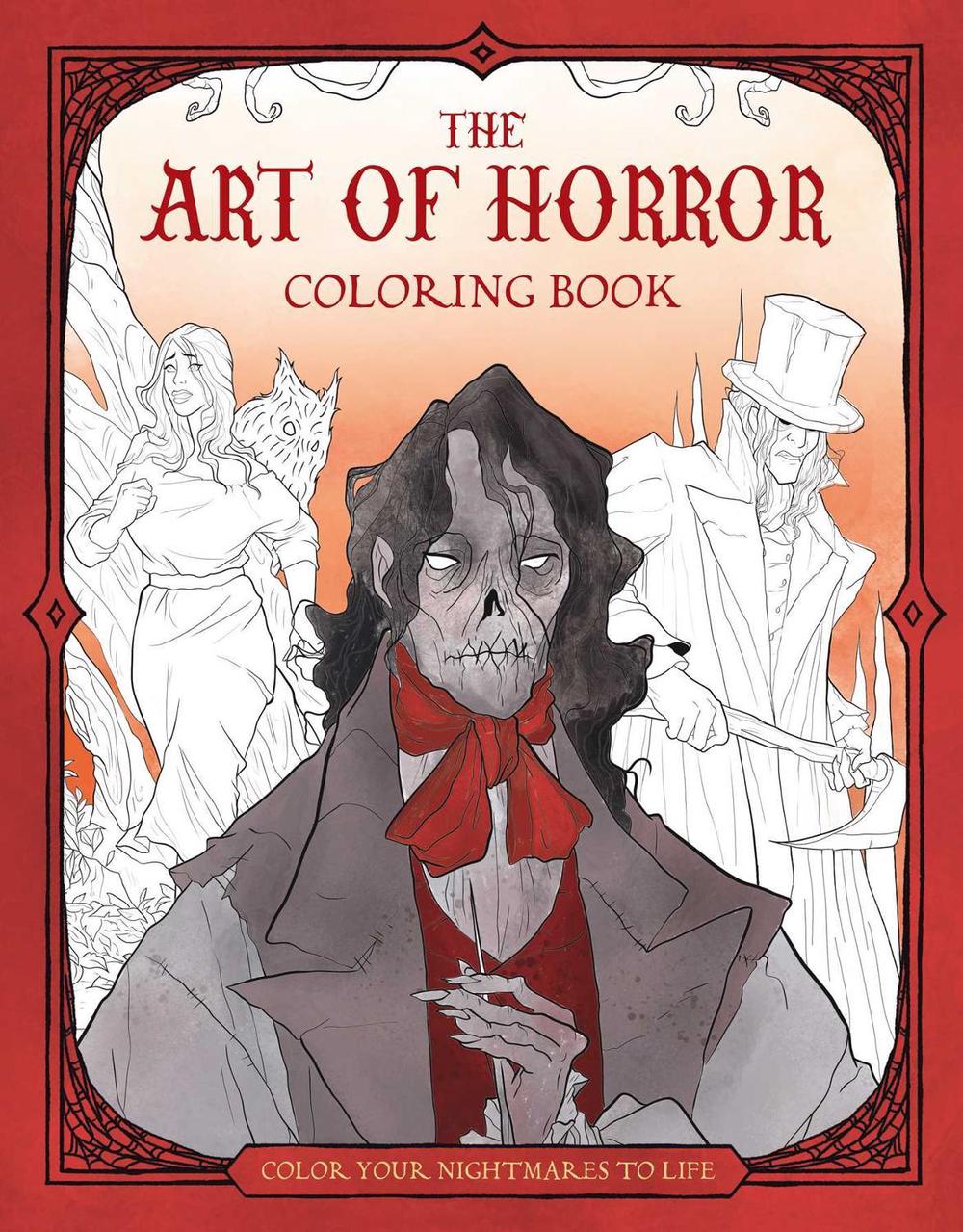 The Art of Horror Coloring Book by Abigail Larson - ISBN: 9798337404554