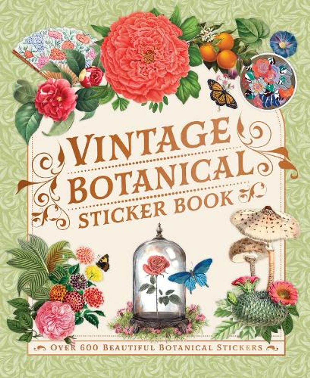 Vintage Botanical Sticker Book by Insight Editions - ISBN: 9798337405292