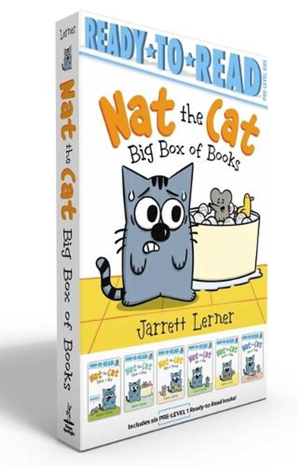Nat the Cat Big Box of Books (Boxed Set) by Jarrett Lerner - ISBN: 9798347119547