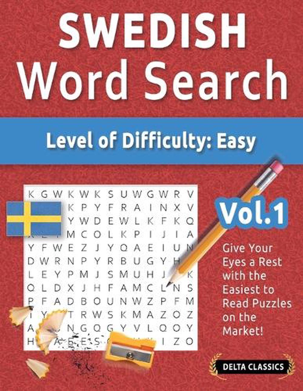 Swedish Word Search - Level of Difficulty, 9798349006630