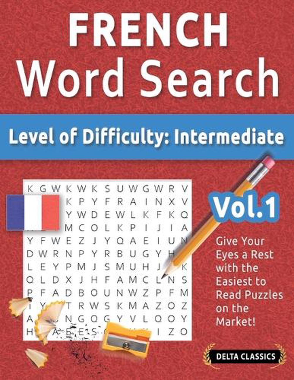 French Word Search - Level of Difficulty, 9798349006746