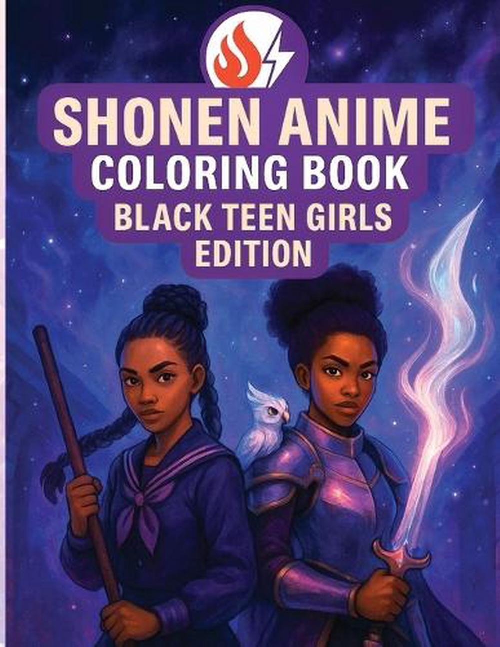 Shonen Anime Coloring Book by N.D. Jones, Paperback, 9798349524240 ...