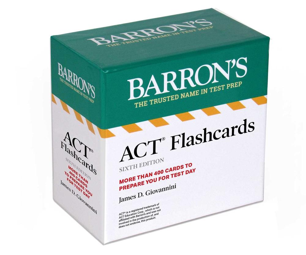 ACT Flashcards, Sixth Edition: Up-to-Date Review (2026) by James D. Giovannini - ISBN: 9798349700118