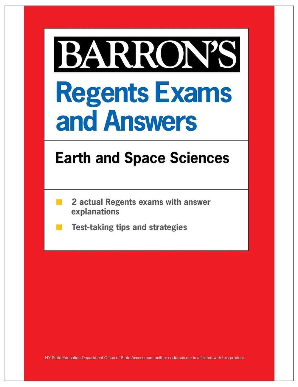 Regents Exams and Answers: Earth and Space Sciences by Barron's Educational Series - ISBN: 9798349700422