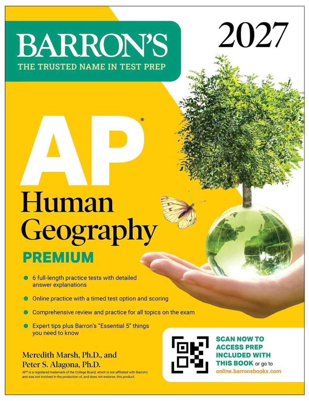 AP Human Geography Premium, 2027: Prep Book with 6 Practice Tests+ Comprehensive Review + Online Practice by Meredith Marsh - ISBN: 9798349701450